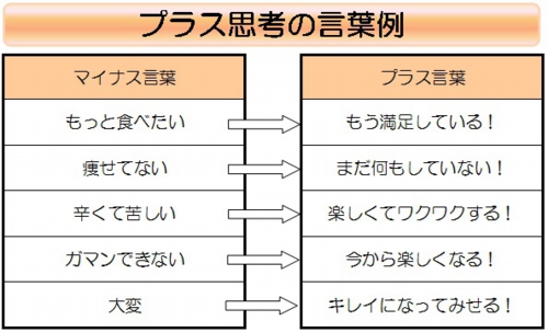 【西田式脳だまダイエット】プラス思考の言葉.jpg